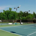 Xtarps Corporation. Xtarps, , Premium Tennis Court Wind Screen/Mesh, 6'W x 20'L, Black MN-TM-0620